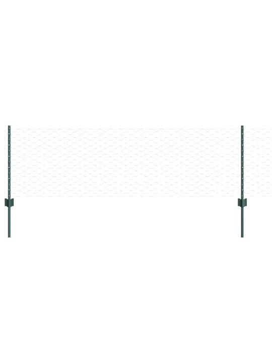 Aed koos postidega roheline 0.6 x 25 m teras