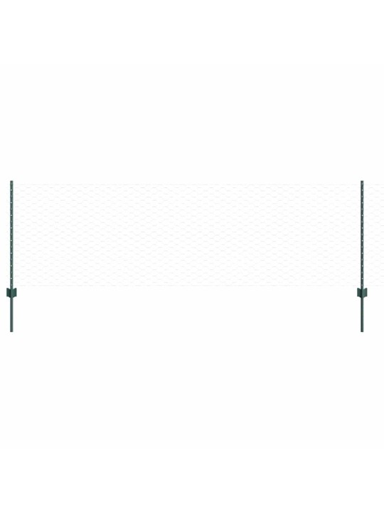 Aed koos postidega roheline 0.8 x 25 m teras