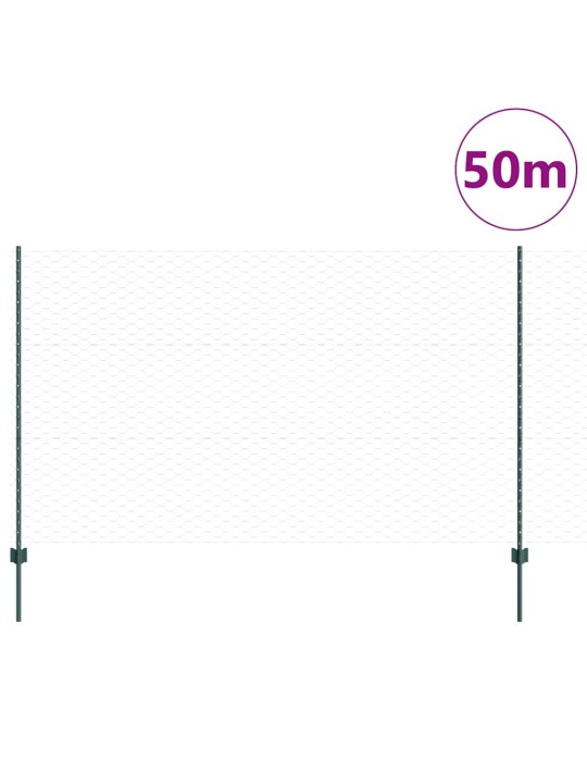 Aed koos postidega roheline 1.4 x 50 m teras