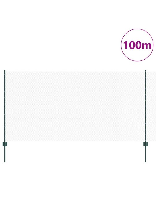 Aed koos postidega roheline 1.2 x 100 m teras
