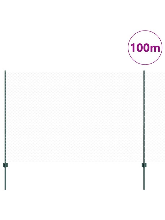 Aed koos postidega roheline 1.5 x 100 m teras