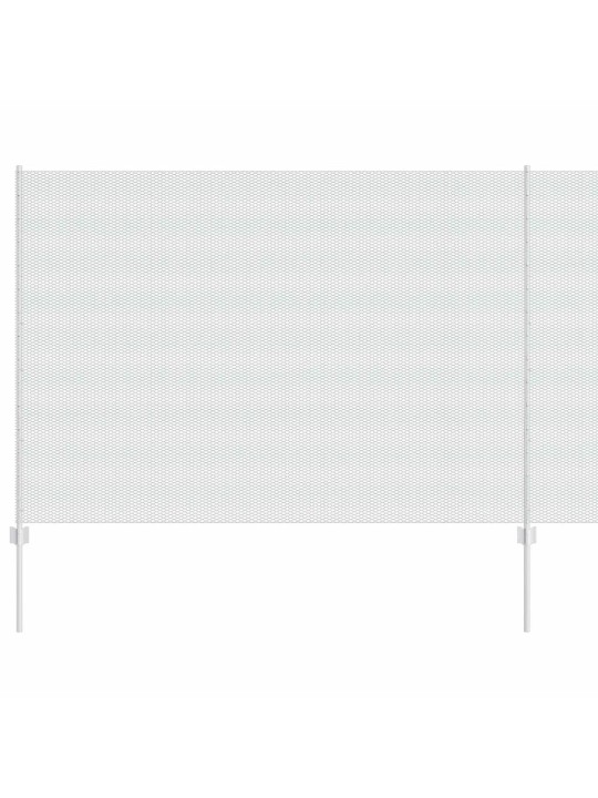 Aed koos postidega hõbedane 1.6 x 25 m teras