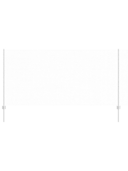 Aed koos postidega hõbedane 1.2 x 50 m teras
