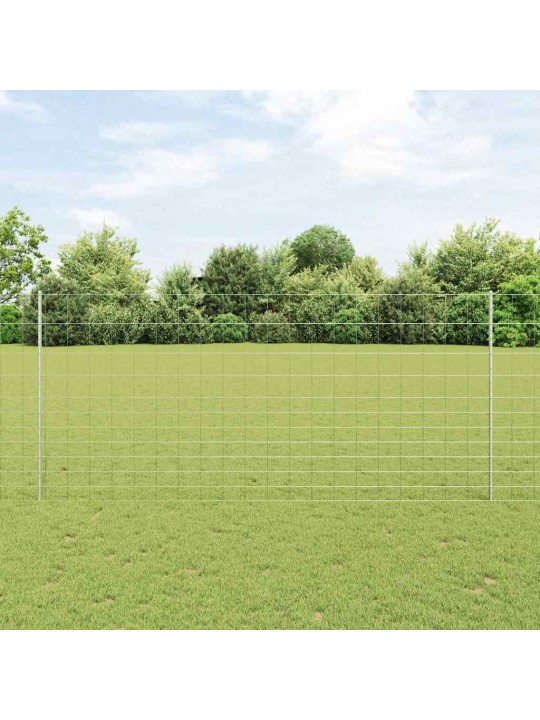 Aed koos postidega hõbedane 1.4 x 50 m teras