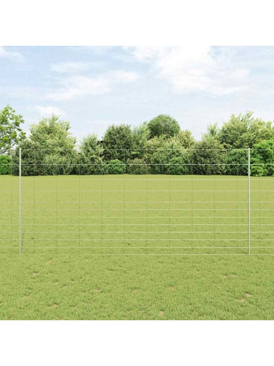 Aed koos postidega hõbedane 1.4 x 50 m teras