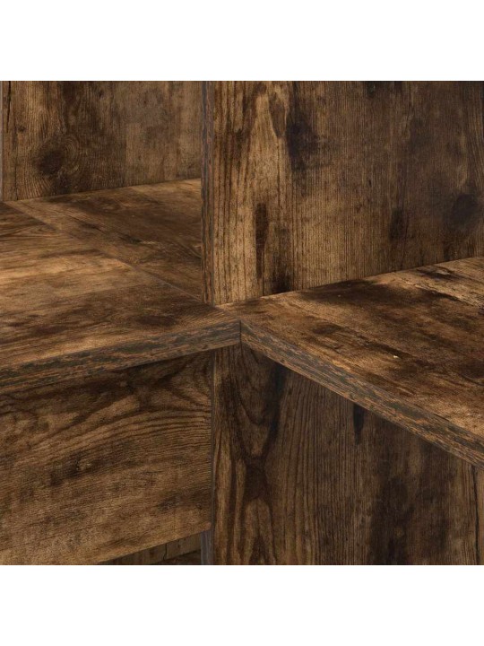 Nurgalaud suitsutatud tamm 101,5 x 149,5 x 149,5 cm tehispuit