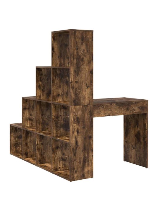 Nurgalaud suitsutatud tamm 101,5 x 149,5 x 149,5 cm tehispuit