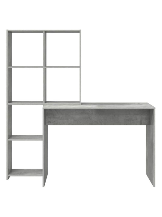 Laud riiuliga betoonihall 138.5 x 55 x 143 cm tehispuit