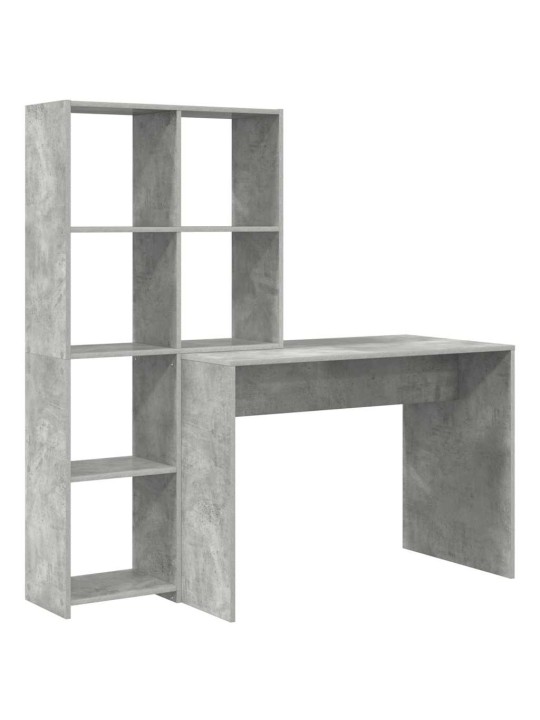 Laud riiuliga betoonihall 138.5 x 55 x 143 cm tehispuit