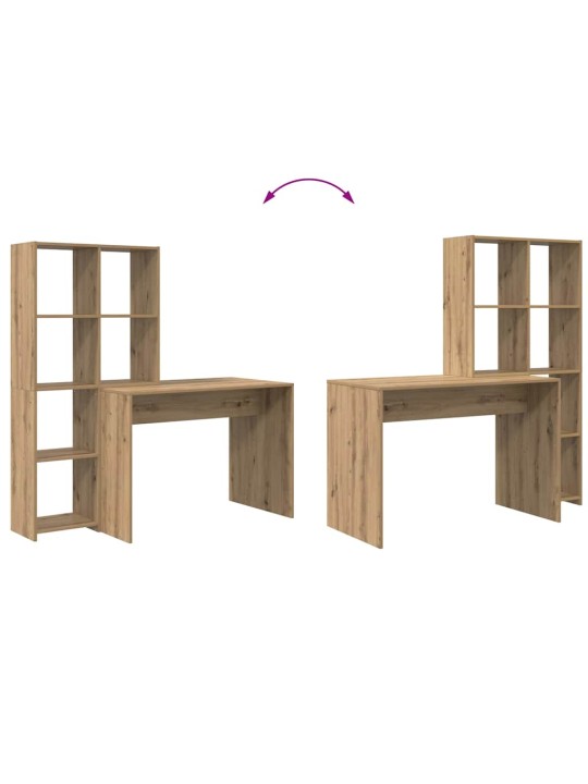 Laud riiuliga käsitöötamm 138.5 x 55 x 143 cm tehispuit