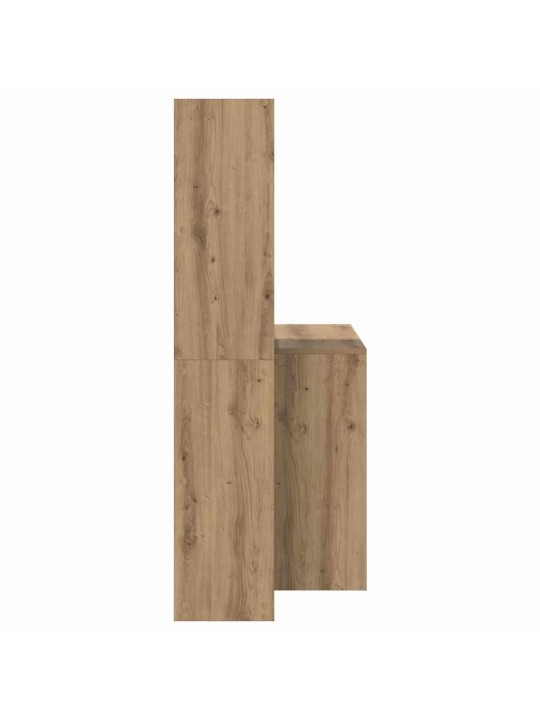 Laud riiuliga käsitöötamm 138.5 x 55 x 143 cm tehispuit