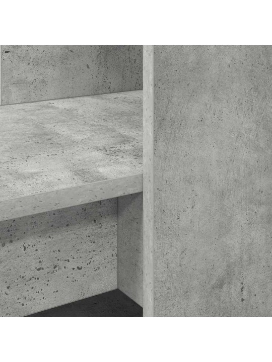 Laud riiuliga betoonhall 122 x 67 x 145 cm tehispuit
