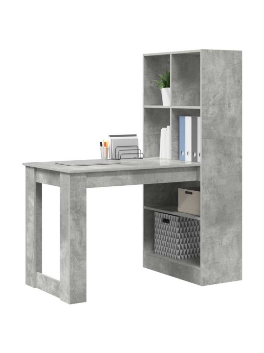 Laud riiuliga betoonhall 122 x 67 x 145 cm tehispuit