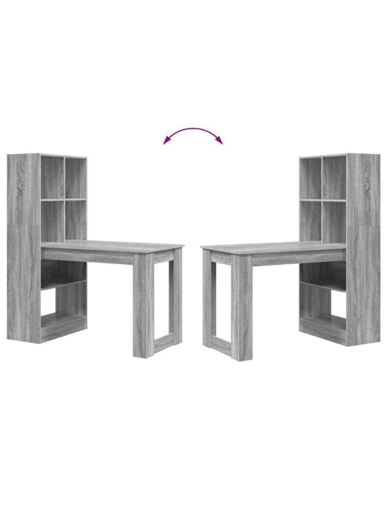 Laud riiuliga hall sonoma 122 x 67 x 145 cm tehispuit