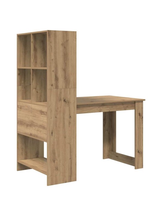 Laud riiuliga käsitöötamm 122 x 67 x 145 cm tehispuit