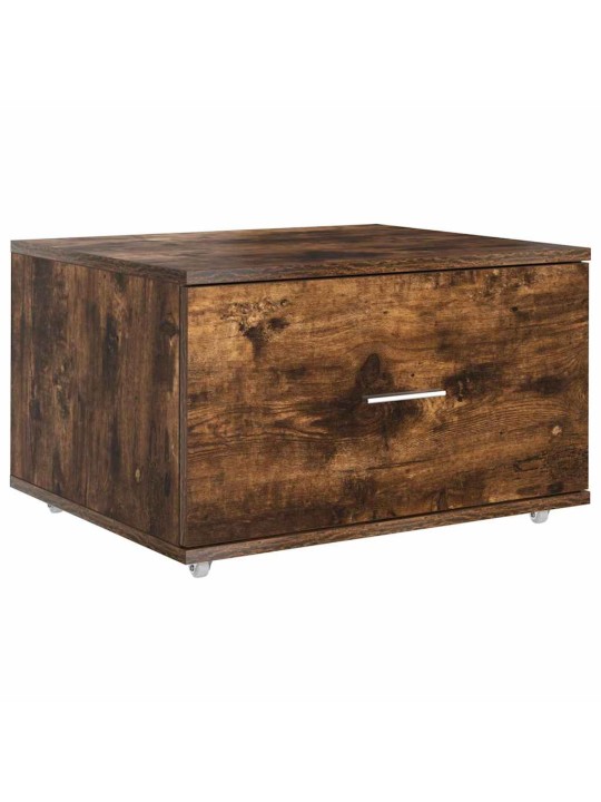 Laud sahtliga suitsutatud tamm 131.5 x 50 x 106.5 cm tehispuit