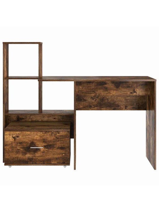 Laud sahtliga suitsutatud tamm 131.5 x 50 x 106.5 cm tehispuit