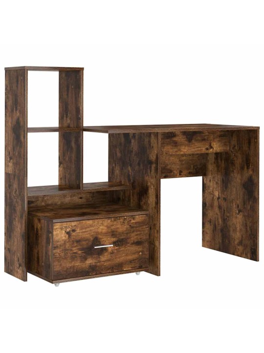 Laud sahtliga suitsutatud tamm 131.5 x 50 x 106.5 cm tehispuit