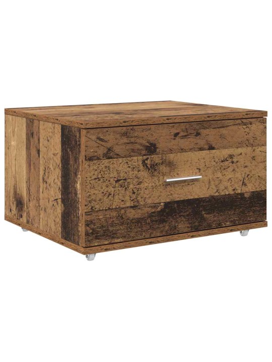Laud sahtliga vana puit 131.5 x 50 x 106.5 cm tehispuit
