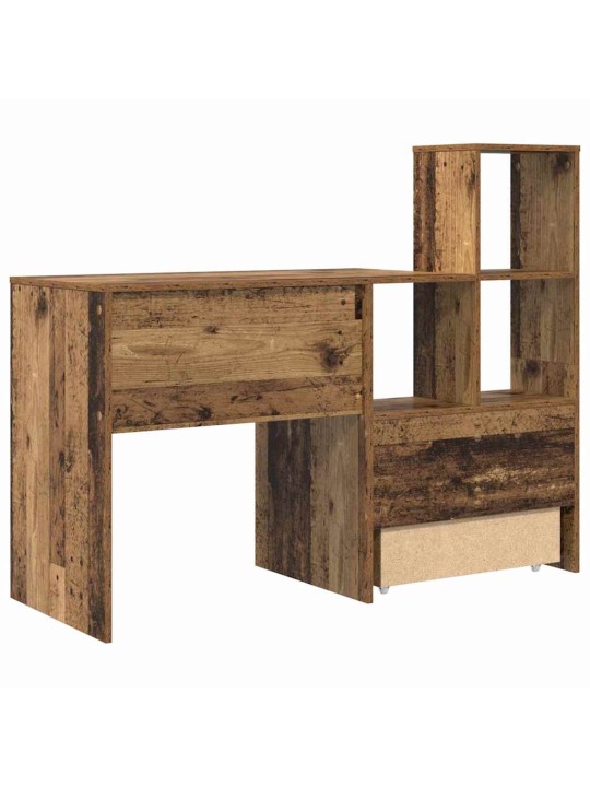 Laud sahtliga vana puit 131.5 x 50 x 106.5 cm tehispuit