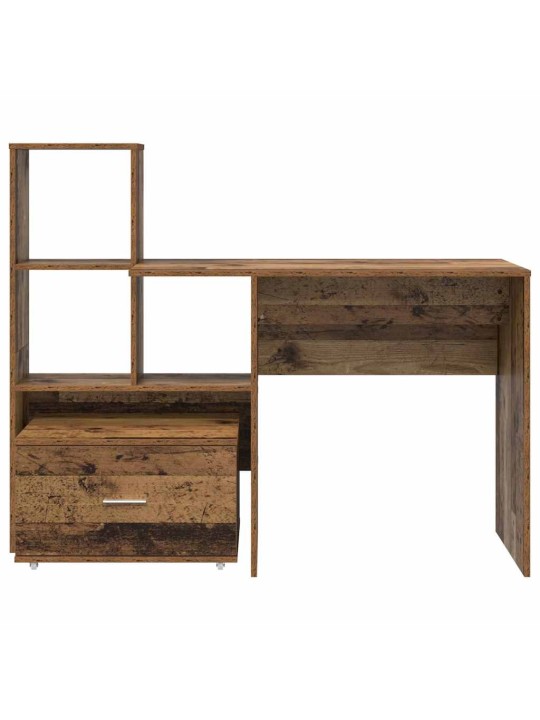 Laud sahtliga vana puit 131.5 x 50 x 106.5 cm tehispuit
