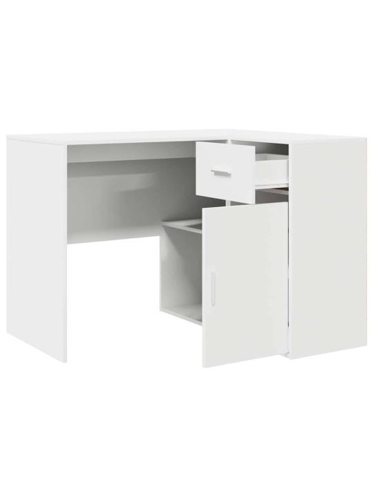 Nurgalaud sahtliga 2 tk valge 102 x 50 x 75 cm tehispuit