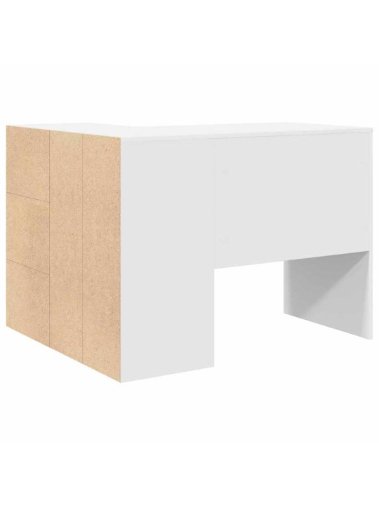 Nurgalaud sahtliga 2 tk valge 102 x 50 x 75 cm tehispuit