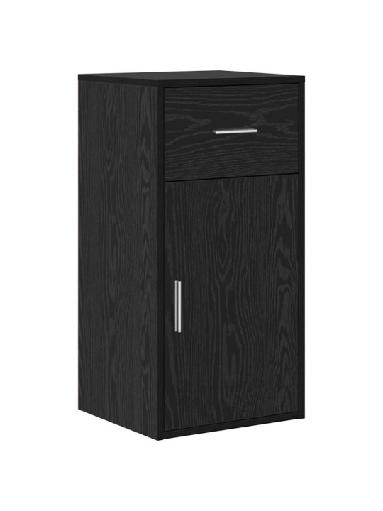 Nurgalaud sahtliga 2 tk must tamm 102 x 50 x 75 cm tehispuit
