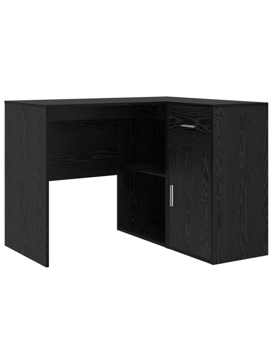 Nurgalaud sahtliga 2 tk must tamm 102 x 50 x 75 cm tehispuit