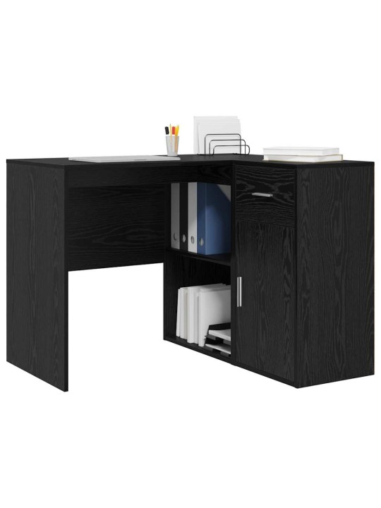 Nurgalaud sahtliga 2 tk must tamm 102 x 50 x 75 cm tehispuit