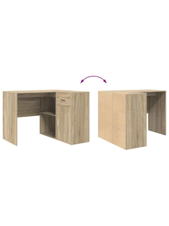 Nurgalaud sahtliga 2 tk sonoma tamm 102 x 50 x 75 cm tehispuit