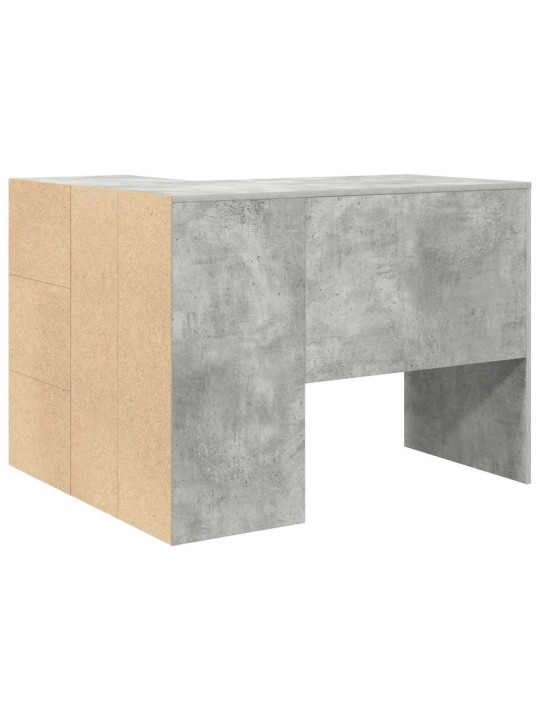 Nurgalaud sahtliga 2 tk betoonhall 102 x 50 x 75 cm tehispuit