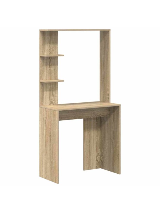 Laud koos hoiuruumiga 2 tk sonoma tamm 78.5 x 37 x 154.5 cm