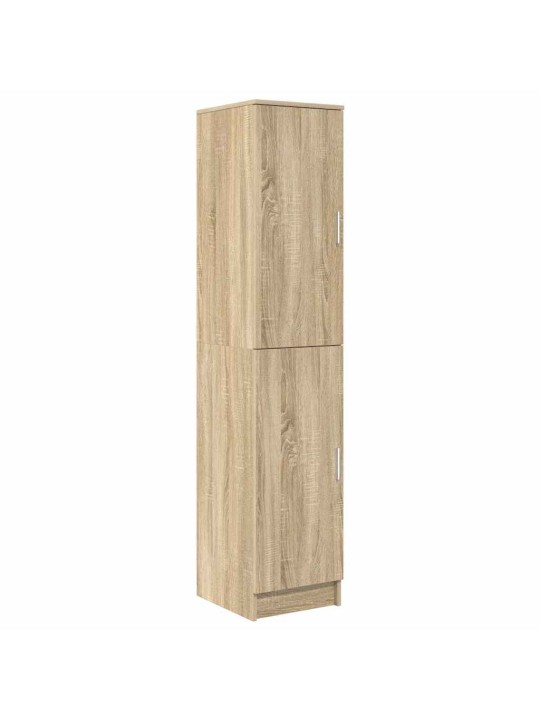 Laud koos hoiuruumiga 2 tk sonoma tamm 78.5 x 37 x 154.5 cm
