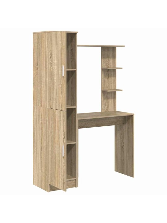 Laud koos hoiuruumiga 2 tk sonoma tamm 78.5 x 37 x 154.5 cm