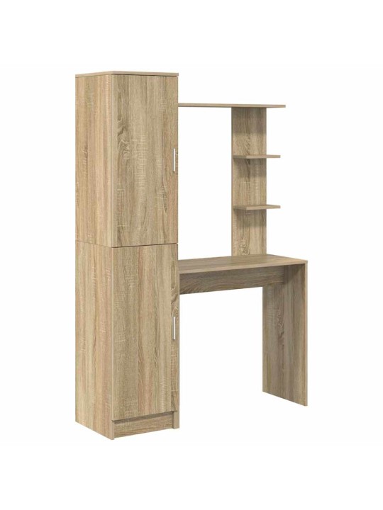 Laud koos hoiuruumiga 2 tk sonoma tamm 78.5 x 37 x 154.5 cm