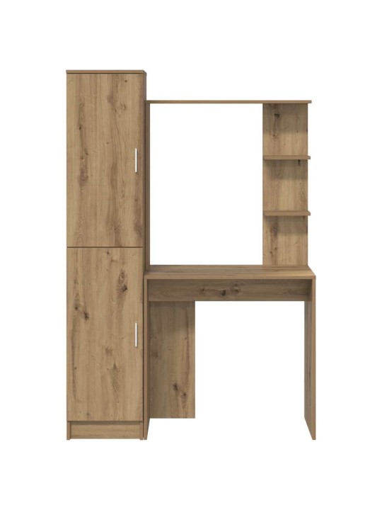 Laud koos hoiuruumiga 2 tk käsitöötamm 78.5 x 37 x 154.5 cm