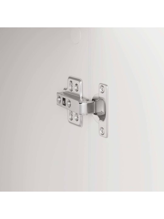 Laud koos hoiuruumiga 2 tk valge 102 x 50 x 124 cm tehispuit