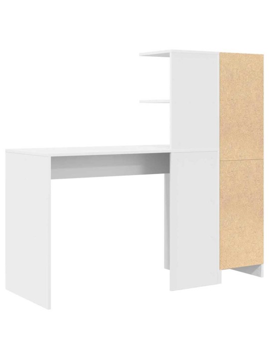 Laud koos hoiuruumiga 2 tk valge 102 x 50 x 124 cm tehispuit