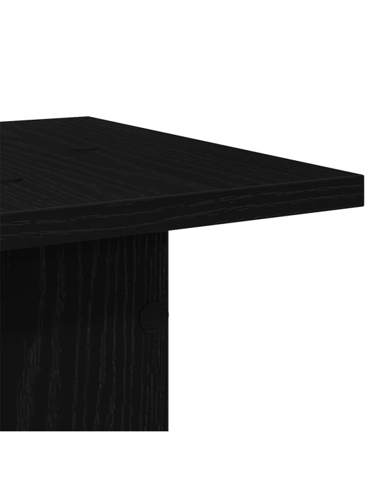 Taimede alus 2 tk must tamm 30 x 30 x 95 cm tehispuit