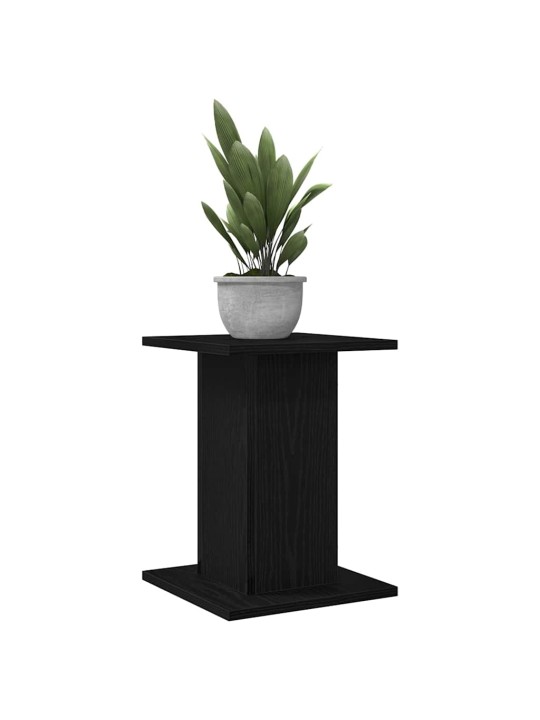 Taimede alus 2 tk must tamm 30 x 30 x 40 cm tehispuit