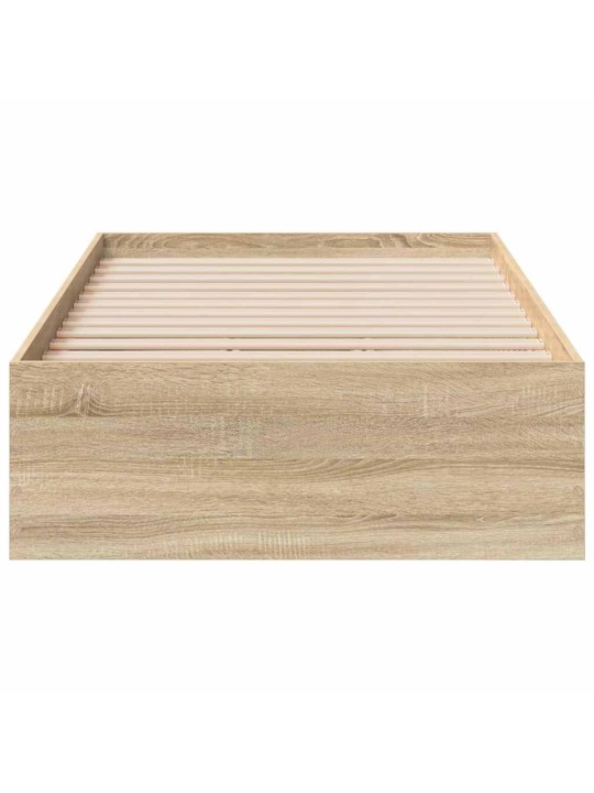 Voodi raam pruun 90 x 190 cm tehispuit