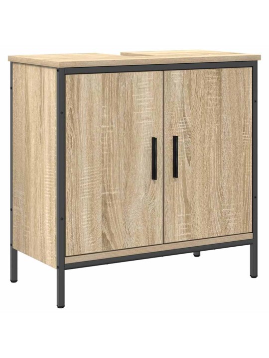 Vannitoa mööbleset uksega 2 tk pruun 60 x 30 x 60 cm tehispuit