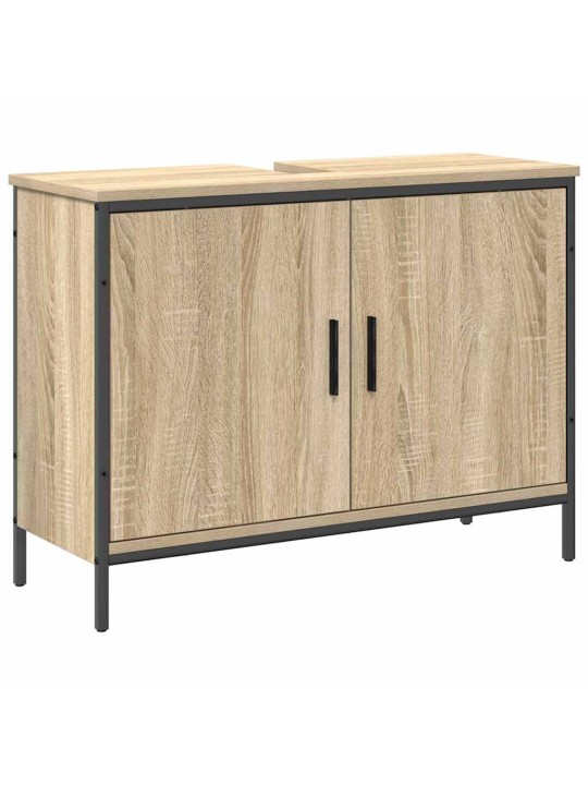 Vannitoa mööbleset uksega 3 tk pruun 60 x 30 x 60 cm tehispuit