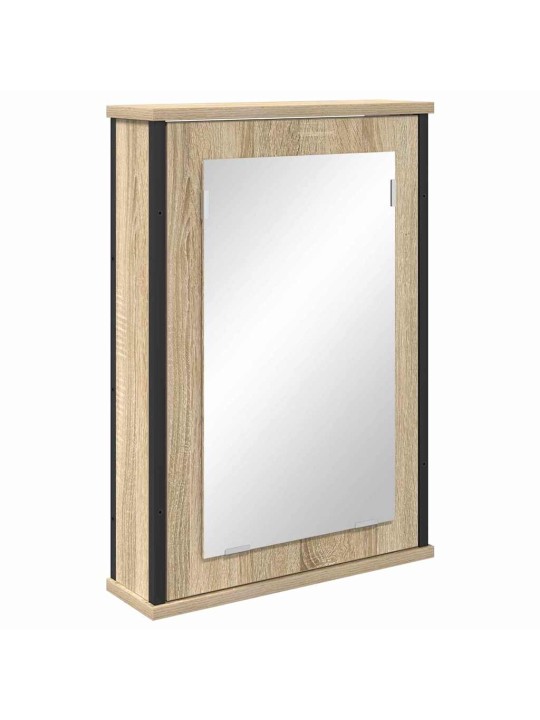 Vannitoa mööbleset uksega 3 tk pruun 80 x 30 x 60 cm tehispuit