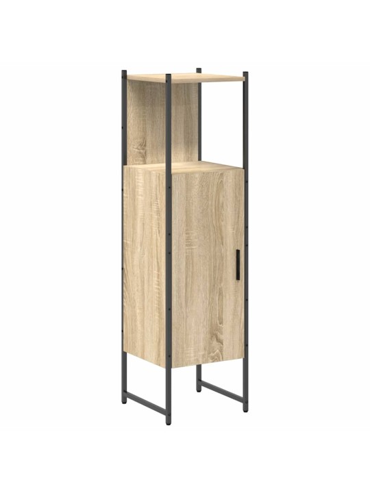 Vannitoa mööbleset uksega 3 tk pruun 60 x 33 x 60 cm tehispuit
