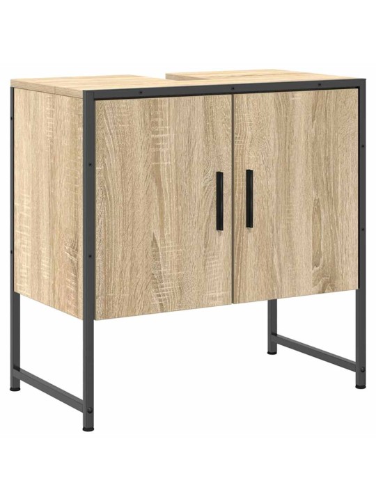 Vannitoa mööbleset uksega 3 tk pruun 60 x 33 x 60 cm tehispuit