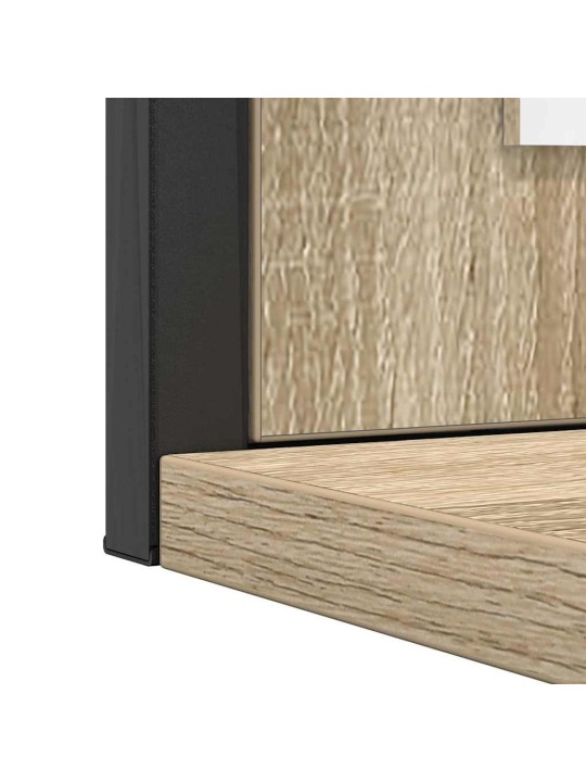 Vannitoa mööbleset 3 tk pruun 33 x 33 x 120.5 cm tehispuit