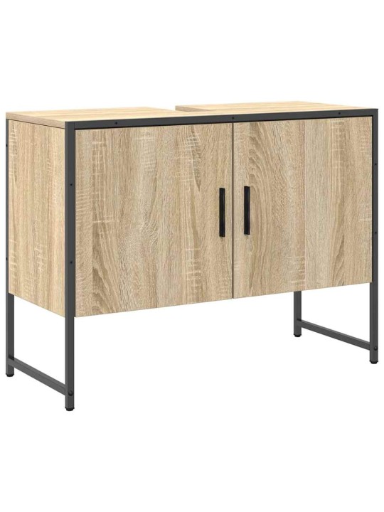 Vannitoa mööbleset 3 tk pruun 33 x 33 x 120.5 cm tehispuit