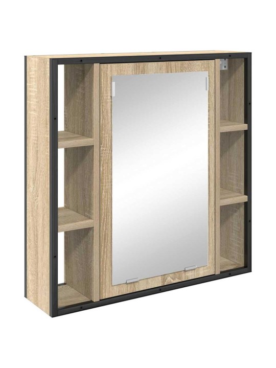 Vannitoa mööbleset uksega 3 tk pruun 60 x 30 x 60 cm tehispuit